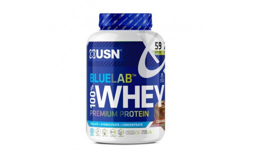 Blue Lab 100% Whey Premium Protein (2 kg, caramel chocolate)