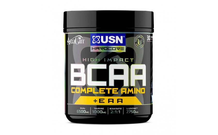 BCAA Complete Amino + EAA (400 g, blue raspberry)