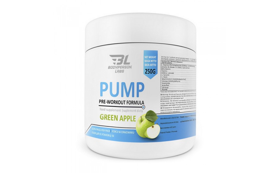 Pump Pre-Workout Formula (250 g, orange)