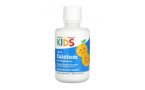 Liquid Kids Calcium with Magnesium (473 ml, natural orange)