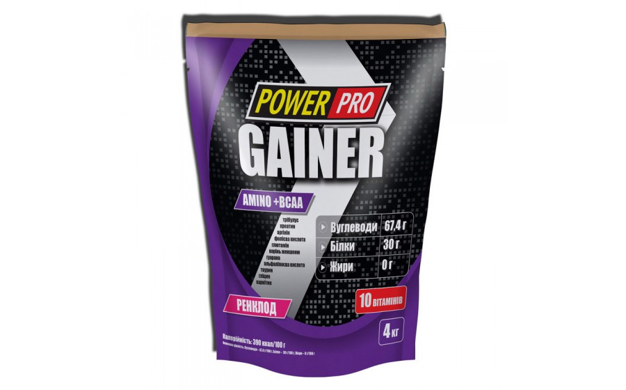 Gainer (4 kg, банан)