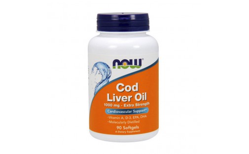 Cod Liver Oil 1000 mg extra strength (90 softgels)