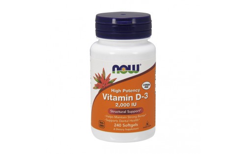 Vitamin D-3 50 mcg (2000 IU) (240 softgels)