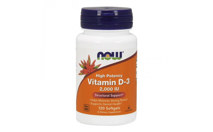 Vitamin D-3 50 mcg (2000 IU) (120 softgels)