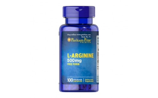 L-Arginine 500 mg (100 caps)