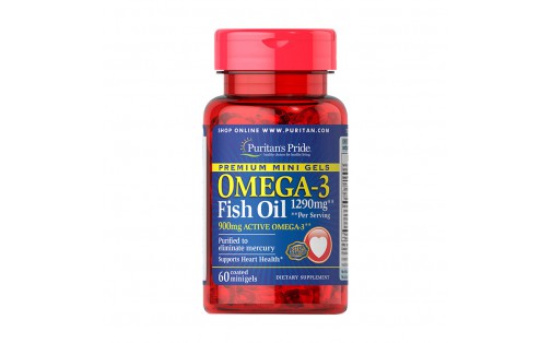 Omega-3 Fish Oil 1290 mg (60 mini gels)