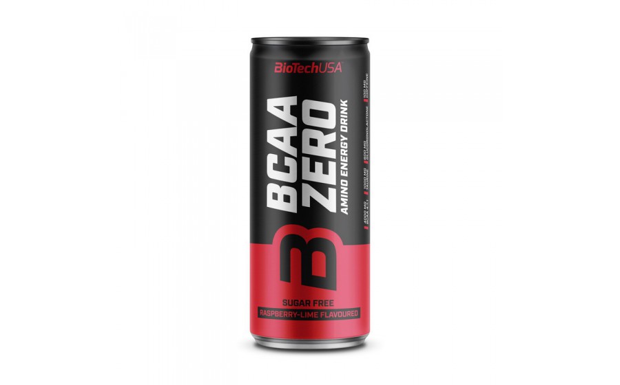 BCAA Zero (330 ml, raspberry-lime)