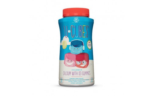 U-Cubes Children's Calcium with D3 (120 gummies)