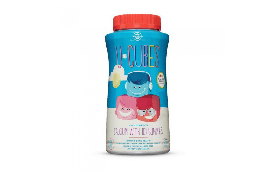 U-Cubes Children's Calcium with D3 (120 gummies)