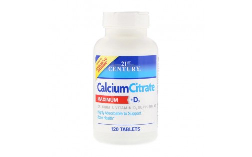 Calcium Citrate maximum + D3 (120 tabs)