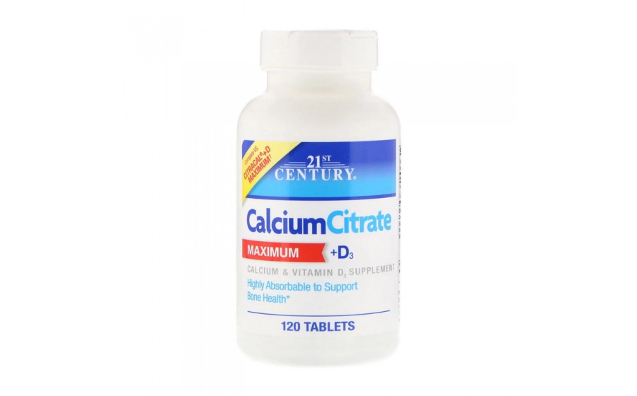 Calcium Citrate maximum + D3 (120 tabs)