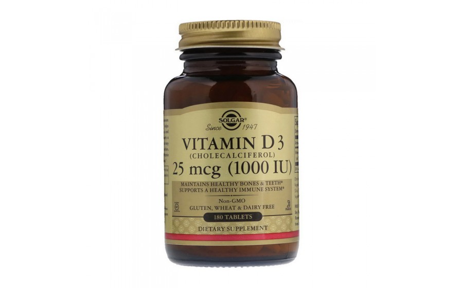 Vitamin D3 1000 IU (180 tab)