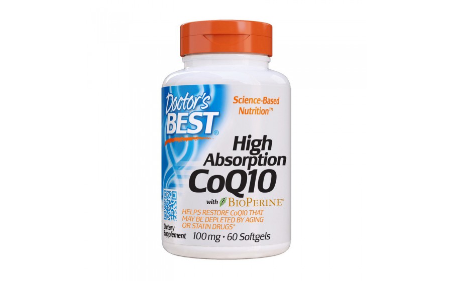 High Absorption CoQ10 100 mg with BioPerine (60 softgels)