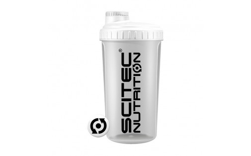 Shaker Scitec Nutrition (700 ml, opaque white lid)