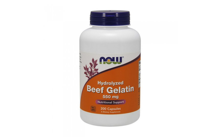 Hydrolyzed Beef Gelatin 550 mg (200 caps)