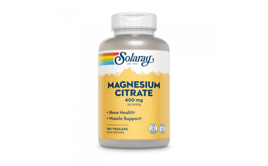 Magnesium Citrate 400 mg (180 veg caps)