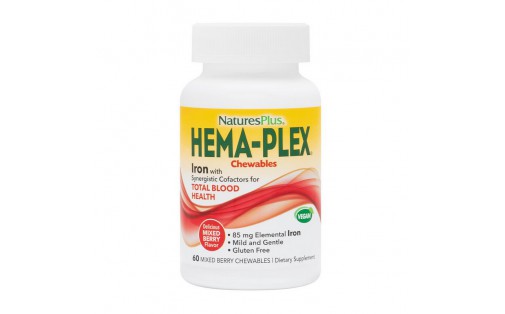 Hema-Plex Iron (60 chew tabs, mixed berry)