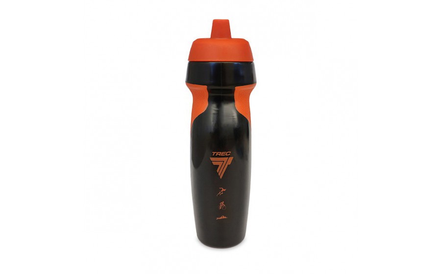 Waterbottle (600 ml, black-orange)