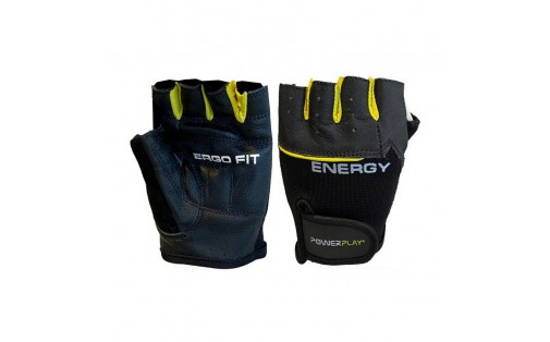 Fitness Gloves Black-Yellow (L size)