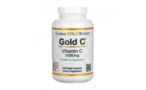 Gold C Vitamin C 1000 mg (240 veg caps)