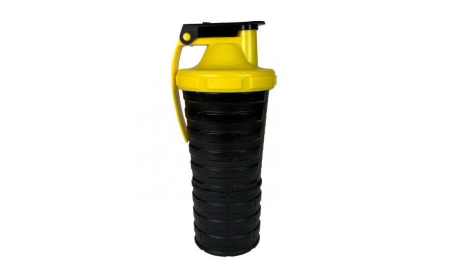 Shaker (500 ml, black/yellow)