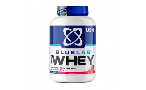 Blue Lab 100% Whey Premium Protein (2 kg, raspberry ripple)