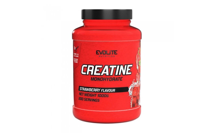 Creatine Monohydrate (1 kg, strawberry)