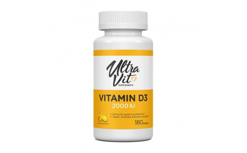 Vitamin D3 2000 IU (термін до 22.10.2024) (180 softgels)