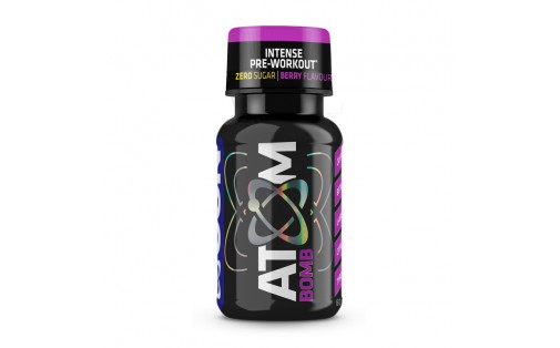 Atom Bomb Pre-Workout Shot (60 ml, berry)