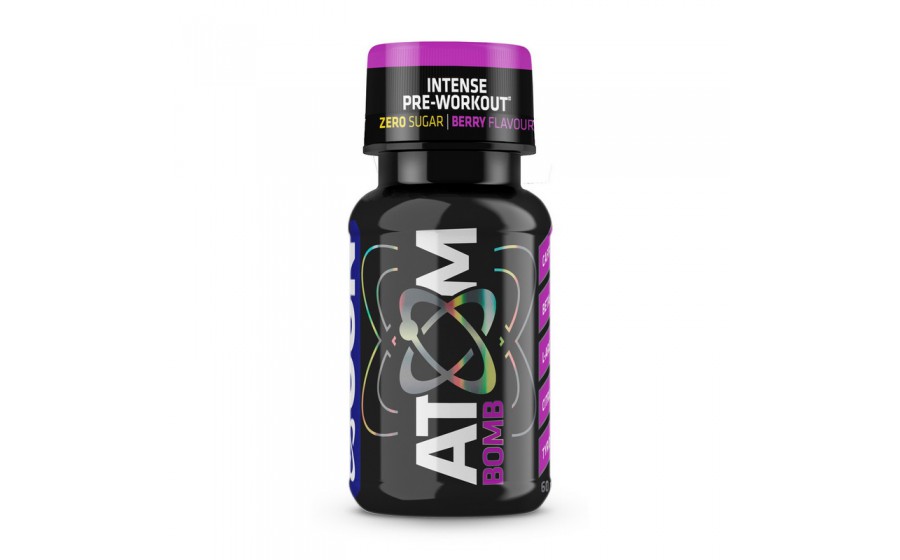 Atom Bomb Pre-Workout Shot (60 ml, berry)