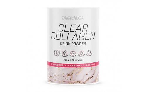 Clear Collagen (350 g, strawberry - cranberry)