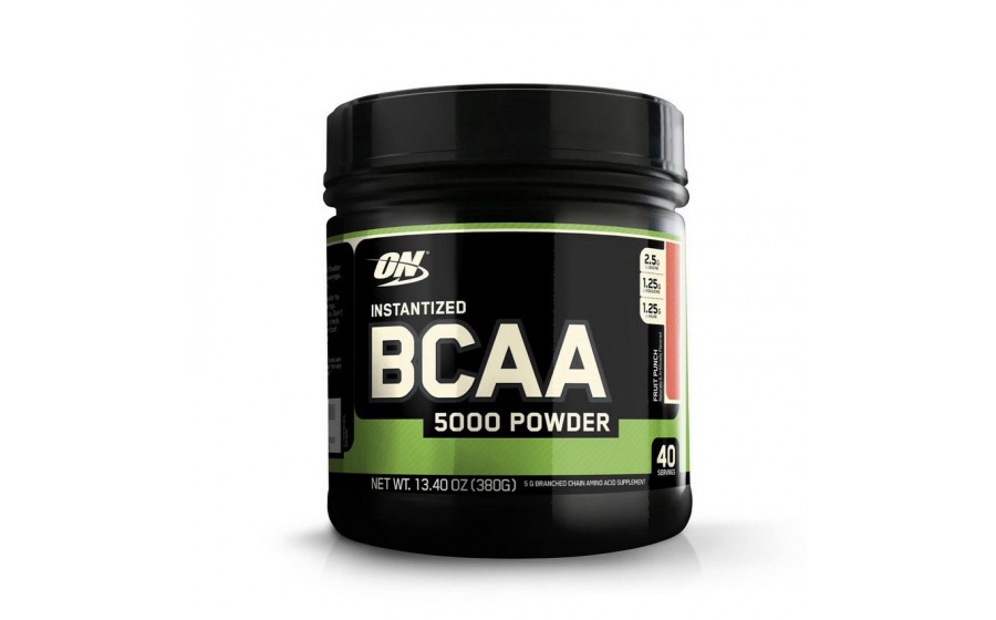 BCAA 5000 powder (380 g, fruit punch)