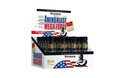 Amino Blast Mega Forte (20 x 25 ml, apple-cherry)