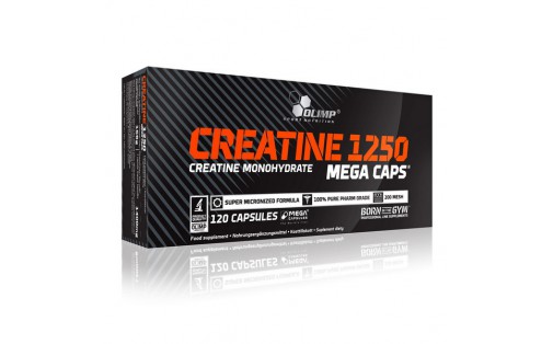 Creatine Mega Caps 1250 (120 caps)