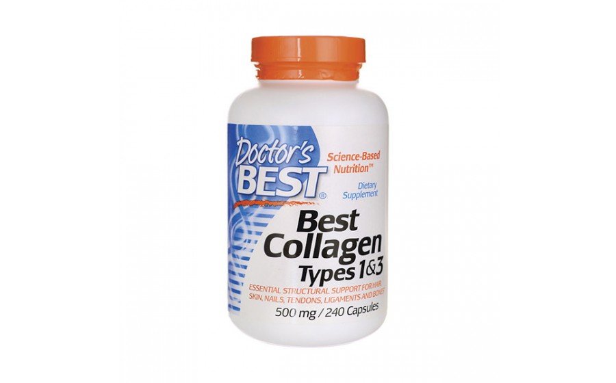 Collagen Types 1&3 500 mg with Vitamin C (240 caps)