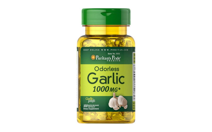 Odorless Garlic Extract 1000 mg (100 softgels)