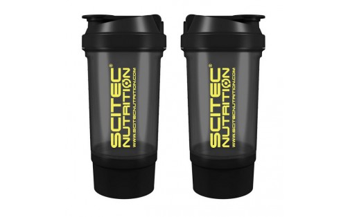 Scitec Shaker 500 Travel (500 ml, black)