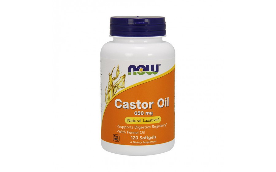 Castor Oil 650 mg (120 softgels)