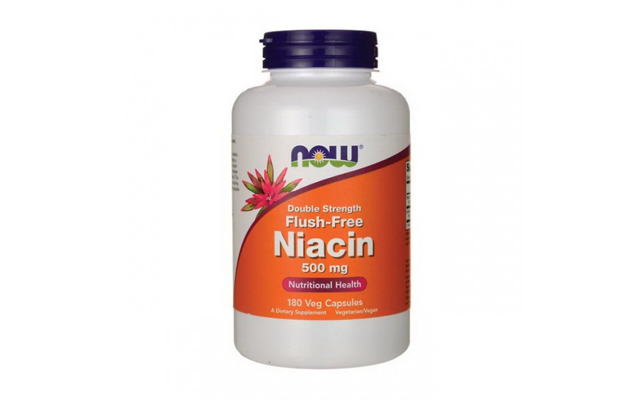 Flush-Free Niacin 500 mg Double Strength (180 veg caps)