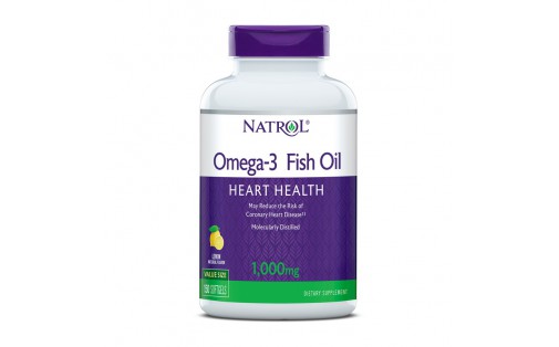 Omega-3 Fish Oil 1000 mg (150 softgels, lemon)