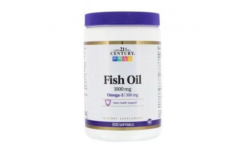 Fish Oil 1000 mg (300 softgels)