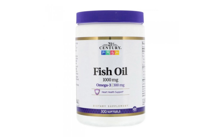 Fish Oil 1000 mg (300 softgels)