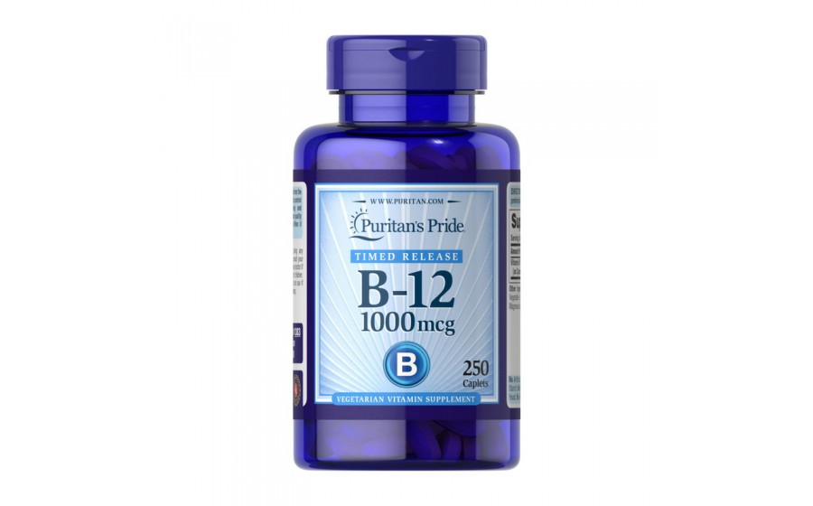 Vitamin B-12 1000 mcg Time Release (250 caplets)