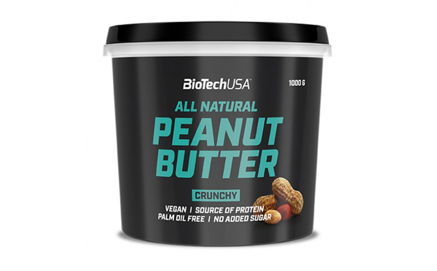 All Natural Peanut Butter (1 kg, crunchy)