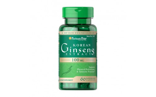 Korean Ginseng Extract 100 mg (60 caps)