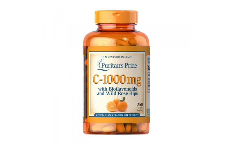 C-1000 mg with bioflavonoids and wild rose hips (250 caplets)