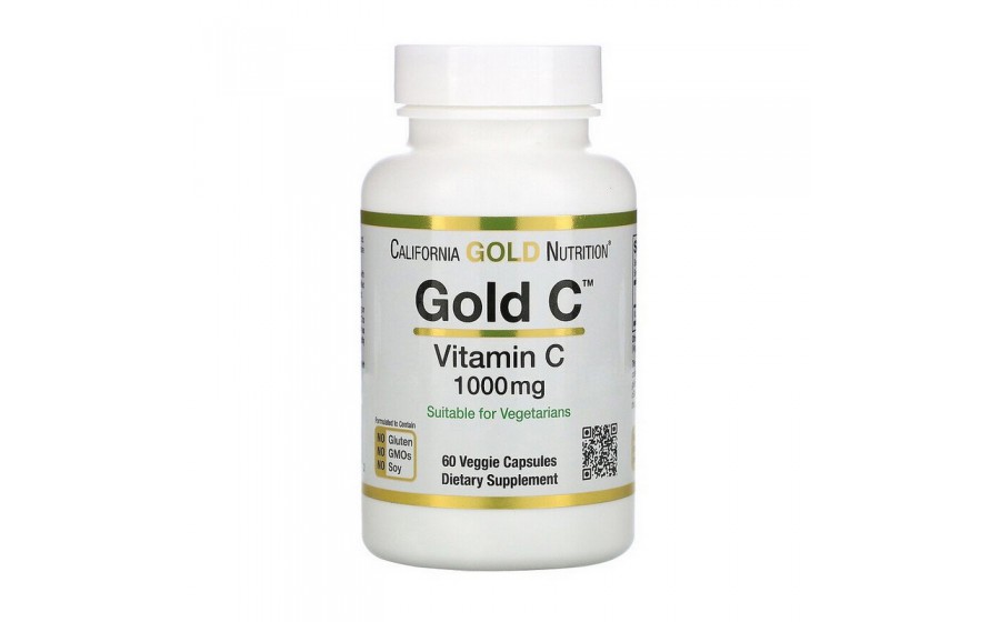 Gold C Vitamin C 1000 mg (60 veg caps)