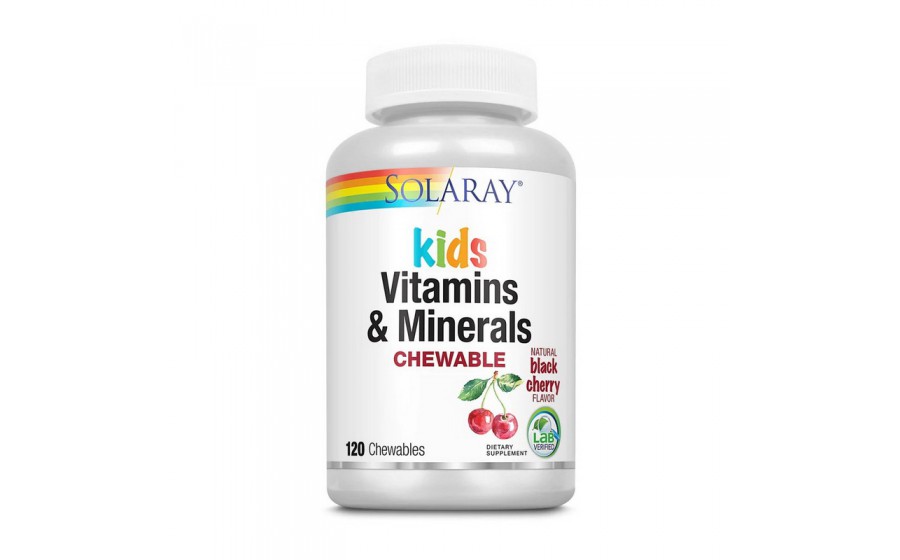 Kid`s Vitamin & Minerals (120 chewables, black cherry)