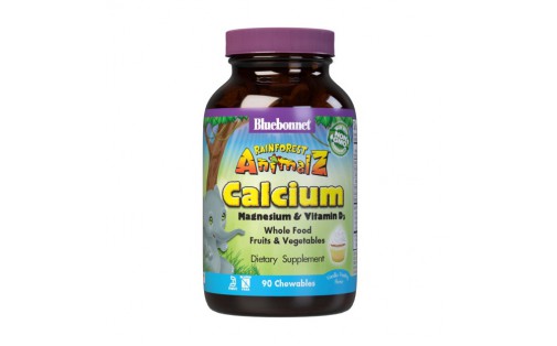 Calcium Magnesium & Vitamin D3 for kids (90 chewables, vanilla)