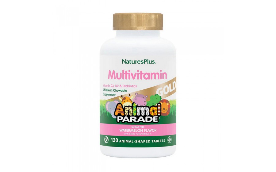 Animal Parade Gold Children's Multi-vitamin & Mineral (120 animal-shaped tabs, cherry orange grape)